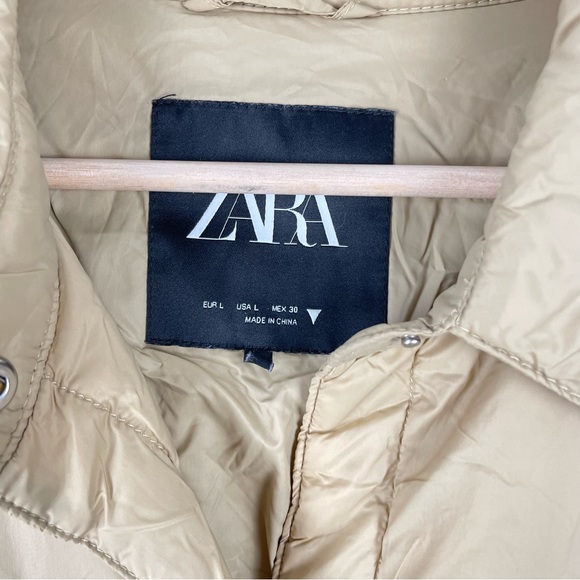 ZARA Light Weight Puffer oversized Shacket - Picture 8 of 12